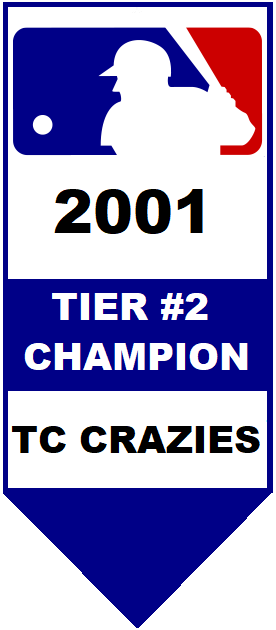 Major League Baseball Pool Tier #2 Champion 2001
