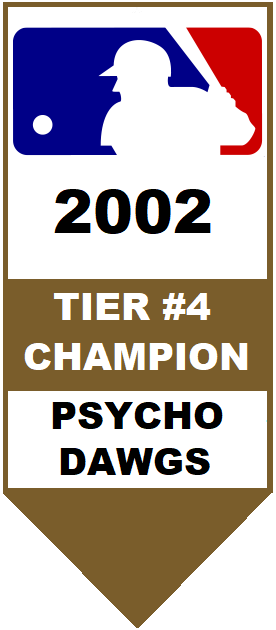 Major League Baseball Pool Tier #4 Champion 2002