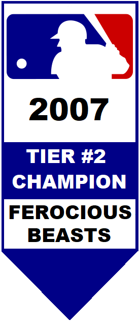 Major League Baseball Pool Tier #2 Champion 2007