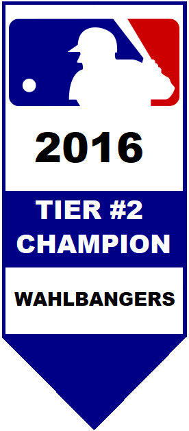 Major League Baseball Pool Tier #2 Champion 2016