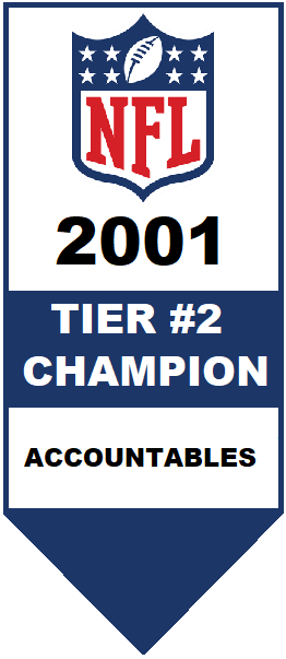 National Football League Tier 2 Champion 2001