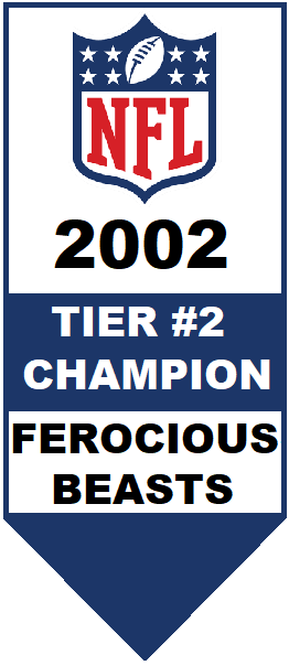 National Football League Tier 2 Champion 2002