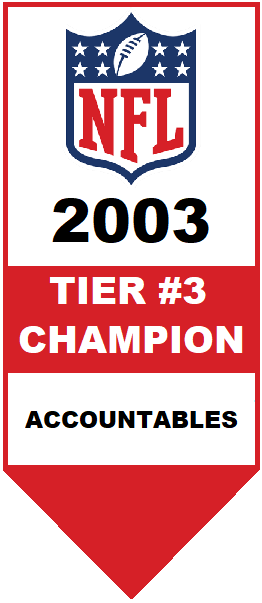 National Football League Tier 3 Champion 2003