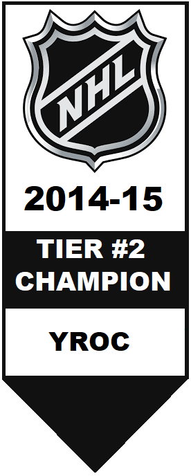 National Hockey League Tier #2 Champion 2014-2015